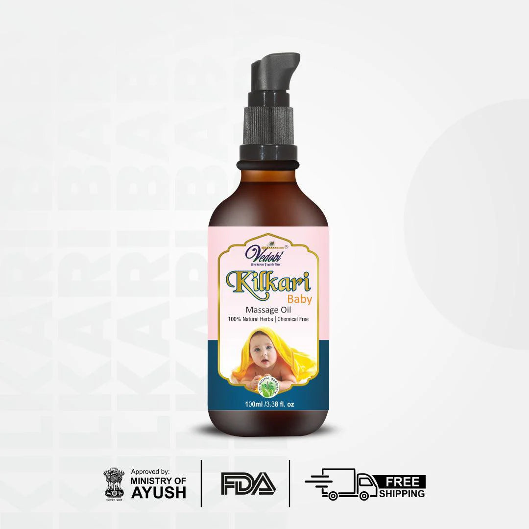 Kilkari Baby Massage Oil 100ml - myvedobiindia