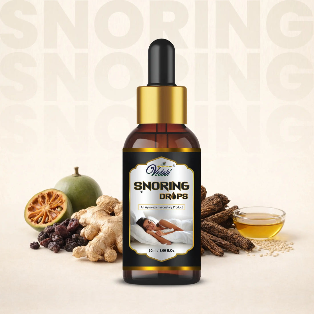Snoring Drops 30ml - Breathe Easier, Sleep Better