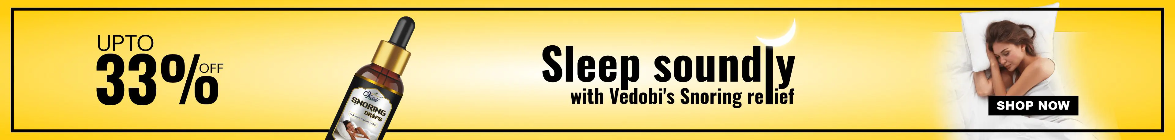 Vedobi Snoring Drops Offer