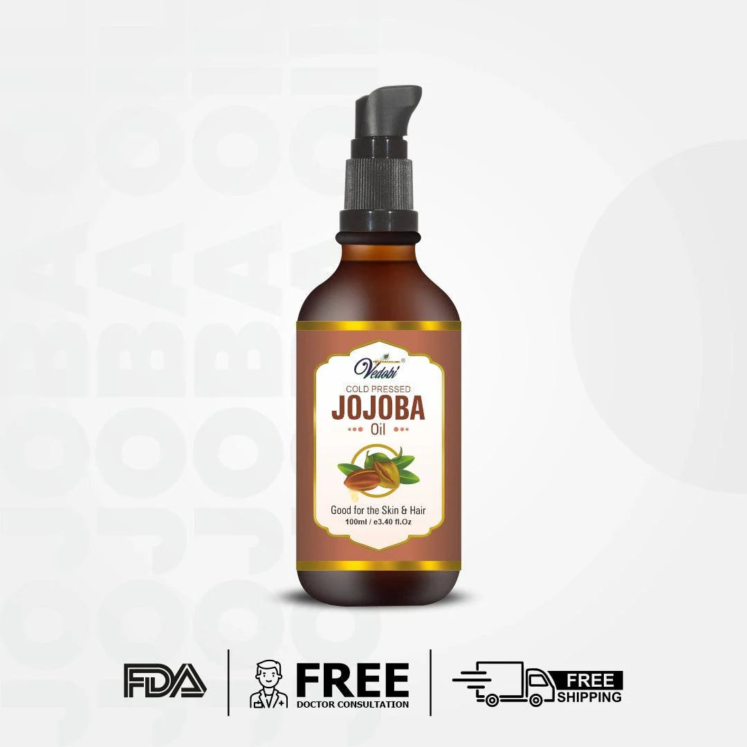 Jojoba Oil Cold Pressed 100ml - myvedobiindia