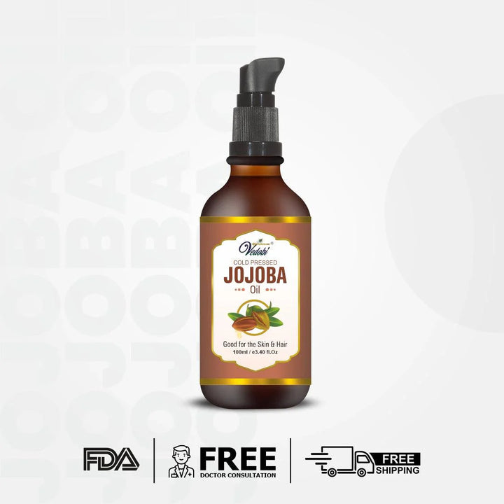 Jojoba Oil Cold Pressed 100ml - myvedobiindia
