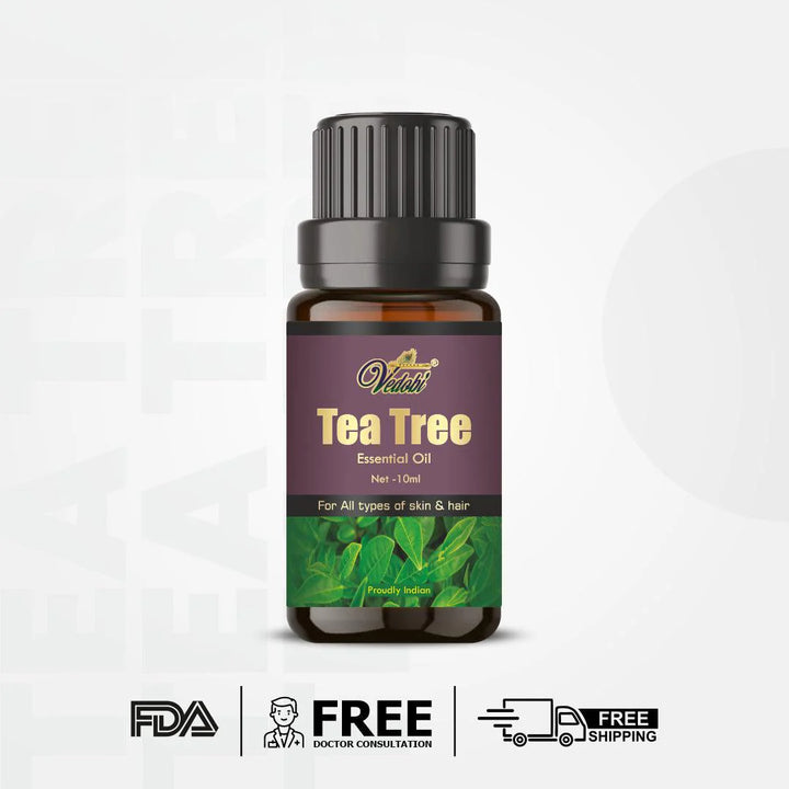 Tea Tree Essential Oil 10ml - myvedobiindia