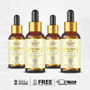 Diaba Free 30ml (Liquid formulation for external usage on Palms & Feet) Pack of 4 - myvedobiindia