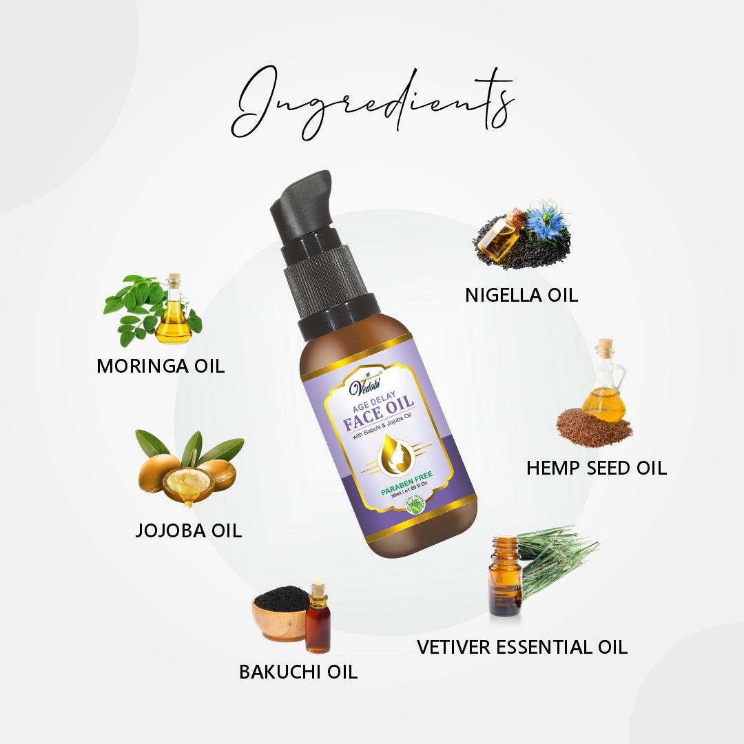 Age Delay Face Oil 30ml - myvedobiindia