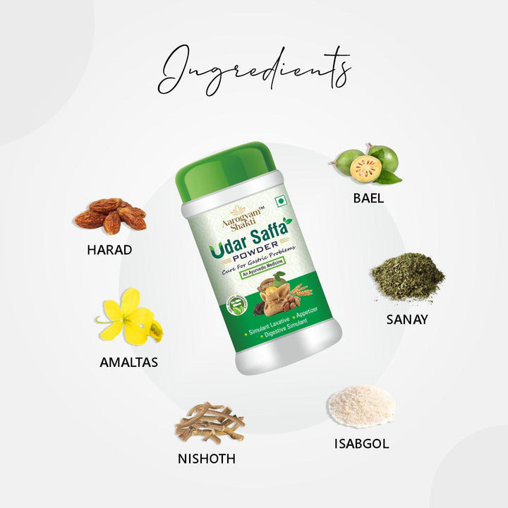 Udar Saffa Powder 100gms x 2 - myvedobiindia