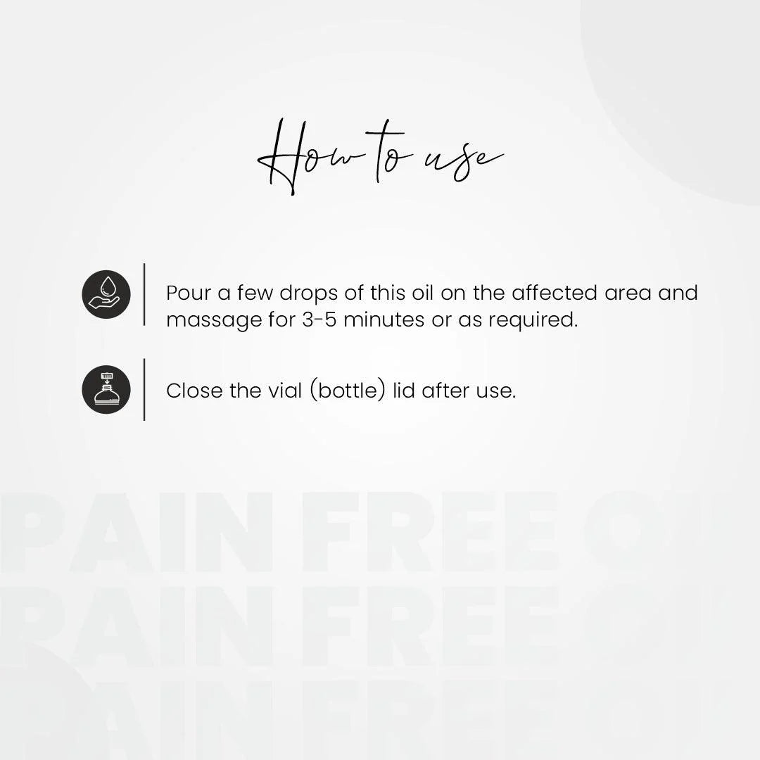 Pain Free Oil 100ml - myvedobiindia