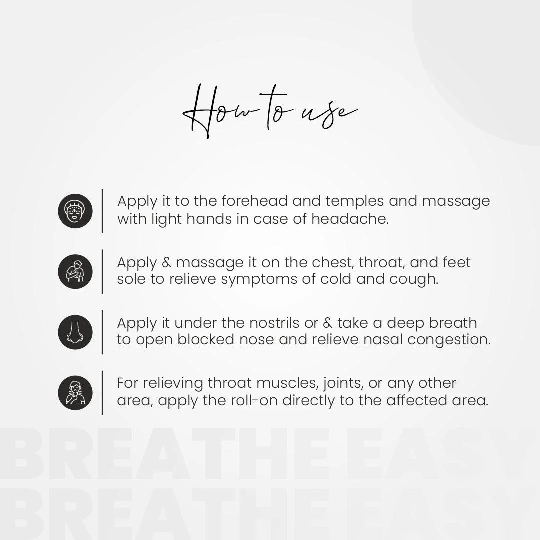 Breathe Easy Roll-On 10ml - myvedobiindia