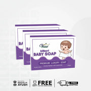 Kilkari Baby Soap Honey Butter With Lavender (Pack of 3) - myvedobiindia