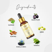 Vedobi Diaba Free Herbal External Use Liquid for Wellness Support (30ml)