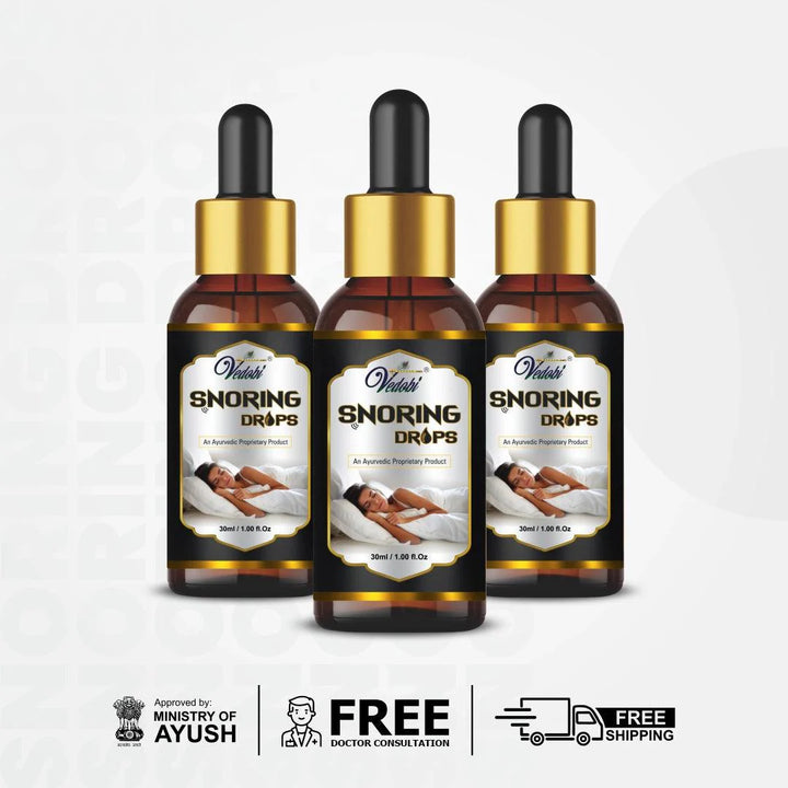 Snoring Drops (Pack of 3 Bottle) - myvedobiindia