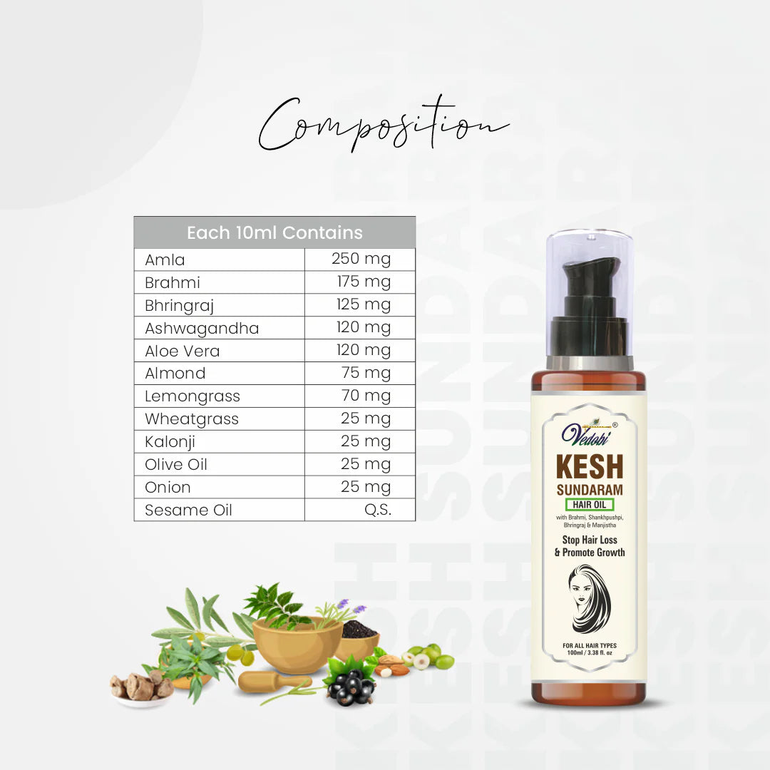 Kesh Sundaram Hair  Oil 100ml
