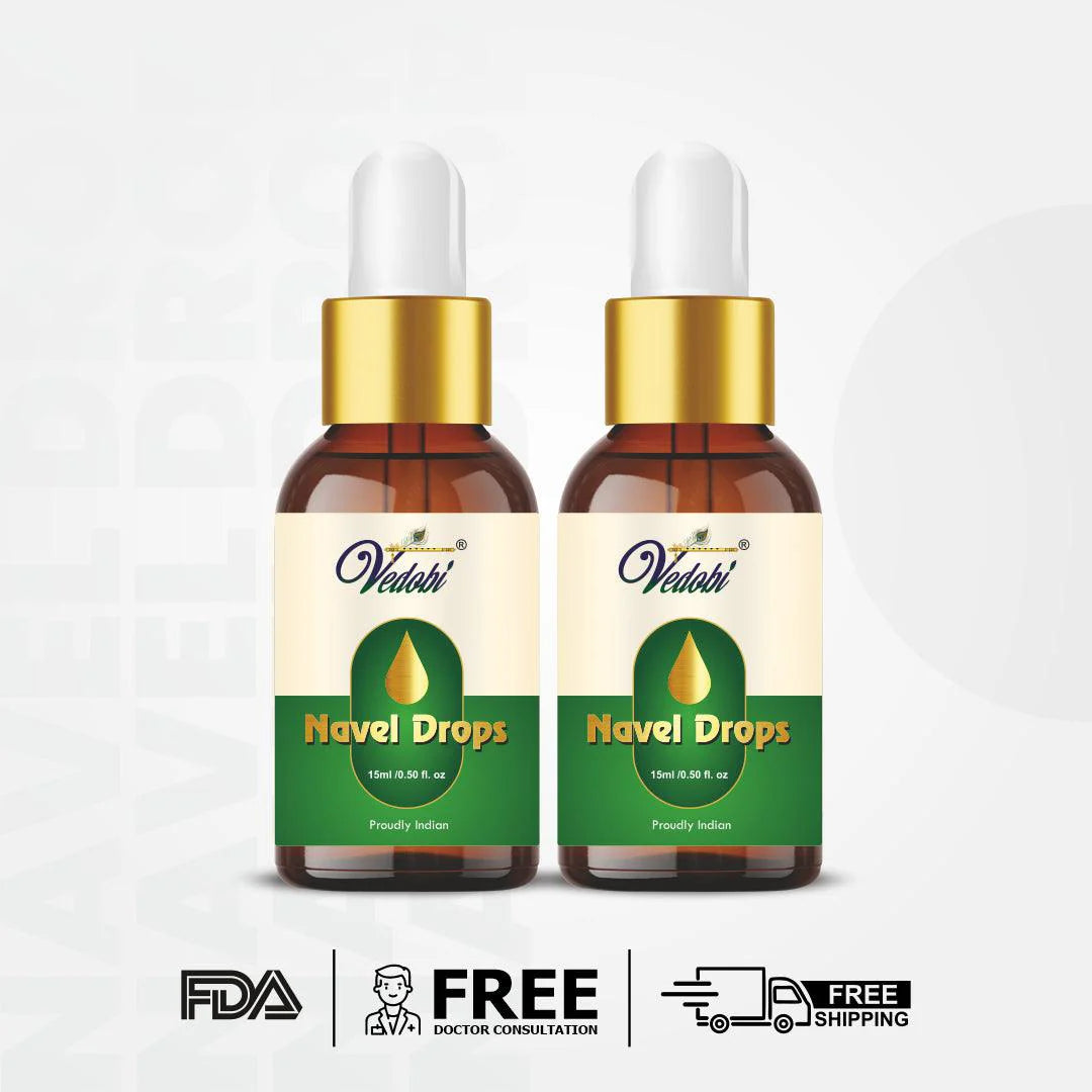 Navel Drops 15ml (Pack of 2 Bottle) - myvedobiindia