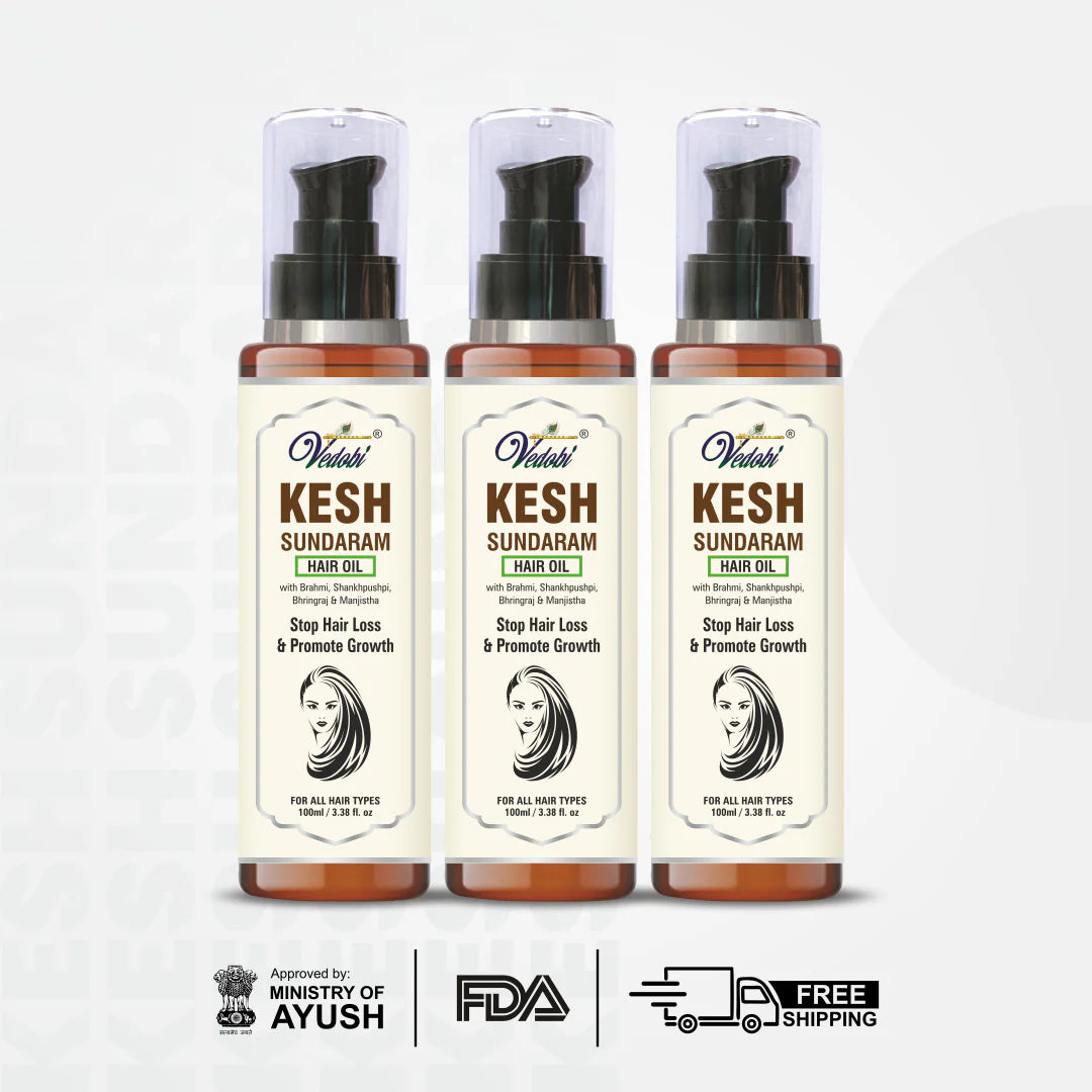 Kesh Sundaram Hair  Oil 100ml x 3