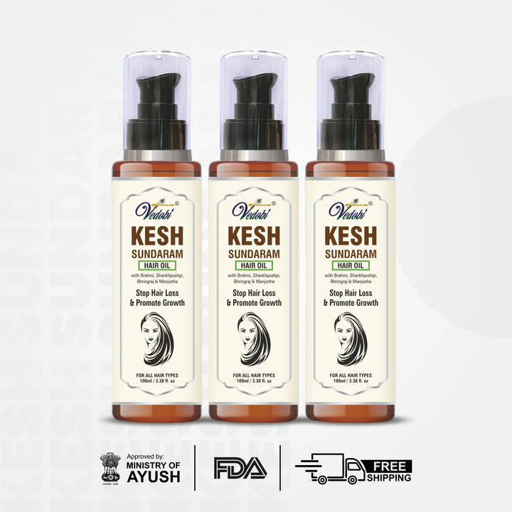 Kesh Sundaram Hair  Oil 100ml x 3