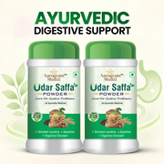 Udar Saffa Powder (Pack of 2) - Natural Relief from Gas, Acidity & Constipation