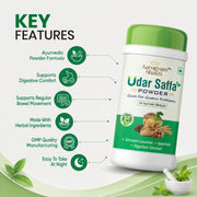 Udar Saffa Powder (Pack of 2) - Natural Relief from Gas, Acidity & Constipation