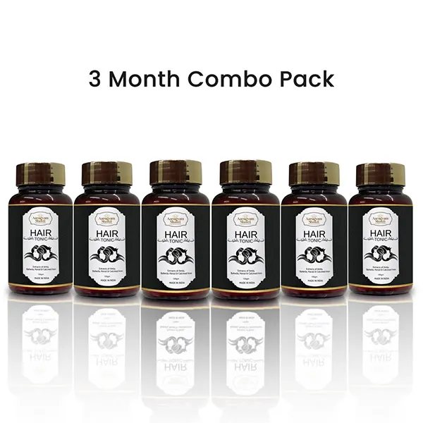 Vedobi Hair Tonic Monthly Combo Pack - 100gm X 6