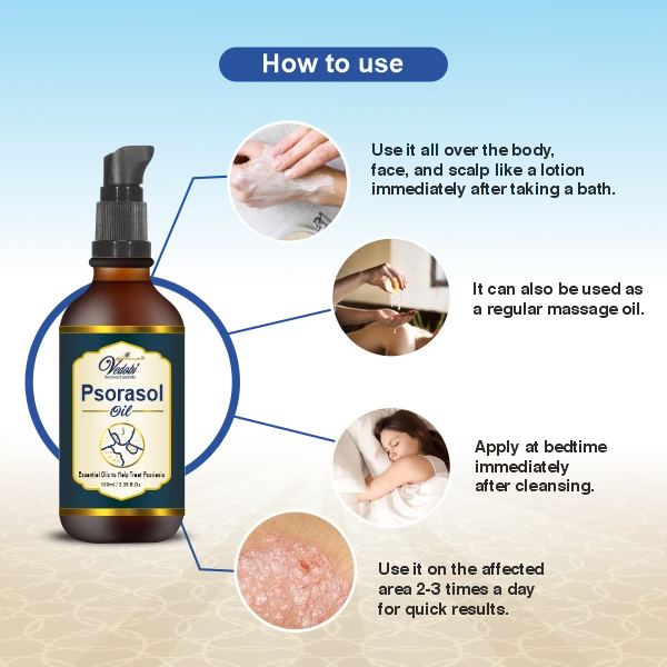 Vedobi Psorasol Oil- 100ml + Payas-Goat Milk with Honey Butter Soap for Dry Skin