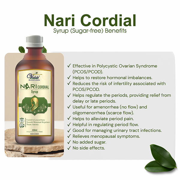 Vedobi Nari Cordial Syrup (Sugar-free)